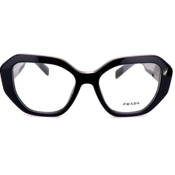 Prada Black Eyewear Cat-Eye Frames - Picture 1 of 5